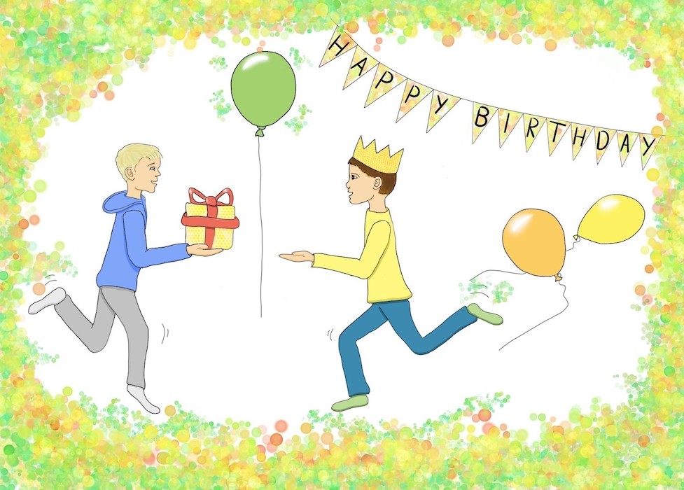 Portkarte Geburtstag-Junge