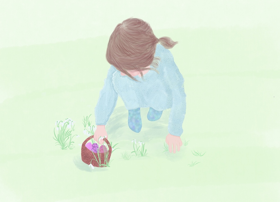 Postkarte Ostern